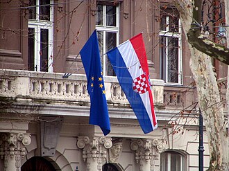 Croatia joined the EU in 2013 and the Eurozone a decade later in 2023.