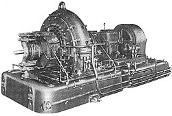 Alexanderson 200-kW motor alternator transmitter installed at the U.S. Navy's New Brunswick, New Jersey station[8]
