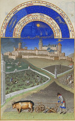 Miniature from Les Très Riches Heures du duc de Berry
