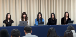 NewJeans hosting a press conference on November 28, 2024