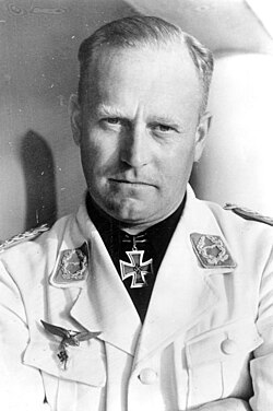 Oberst Edgar Petersen, head of the Luftwaffe's Erprobungsstellen network of test facilities late in the war
