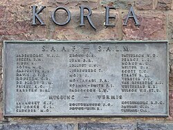 The names of those who died and are listed as missing can be found on the Memorial plaque in the gardens of the Union Buildings in Pretoria