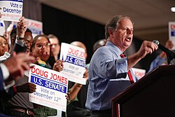 Senator Doug Jones won a special election in 2017.