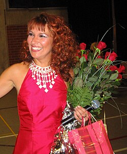 Arja Koriseva at the 2004 Tangomarkkinat in Seinäjoki, Finland.