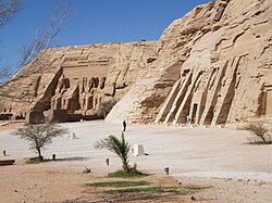 The relocated Abu Simbel monuments
