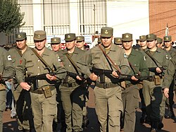 Argentine Gendarmes in Oberá in Misiones