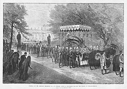Emperor Frederick III's funeral procession