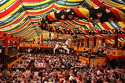 The Oktoberfest is the world's largest beer festival, attracting around seven million visitors every year.