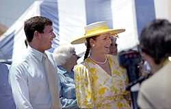 Andrew and Sarah in Townsville, Australia, 1988