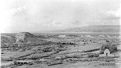 Wadi Nimrin in the Jordan Valley showing the Pimple