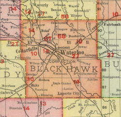 Benson in Black Hawk County, Iowa, in 1903