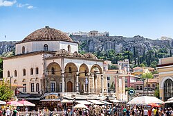 Tzistarakis Mosque, an Ottoman mosque, built in 1759, in Monastiraki Square