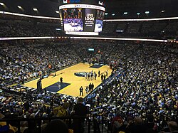 FedExForum during a Grizzlies game