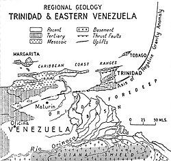 Regional Geology of Trinidad and Venezuela[23]