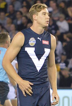 Lynch with Victoria in the 2020 State of Origin for Bushfire Relief match