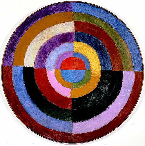 Robert Delaunay, 1912–13, Le Premier Disque, 134 cm (52.7 in.), private collection