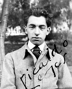 Neruda as a young man