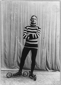 Roller skates in the United States around 1905