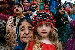 Kurdish family in Bisaran, Iran