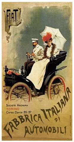 An 1899 FIAT advertisement