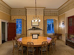 The Gold Room within the Mount Washington Hotel, where the Bretton Woods Conference attendees signed the agreements creating the IMF and World Bank