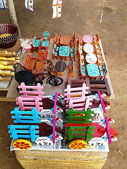 Handicrafts for sale in Mysore, India