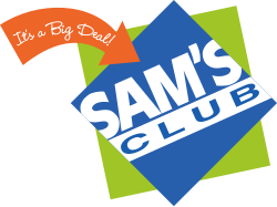 Former Sam's Club logo, used from 2001 to 2006, with slogan