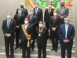 Inauguration of Luis Arce and David Choquehuanca on 8 November 2020