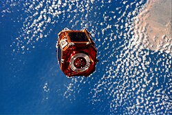 SAC-A view from the Space Shuttle