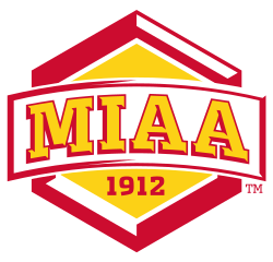 MIAA logo in Pittsburg State's colors