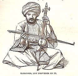 Kamanjeh performer in Jerusalem, 1859[293]