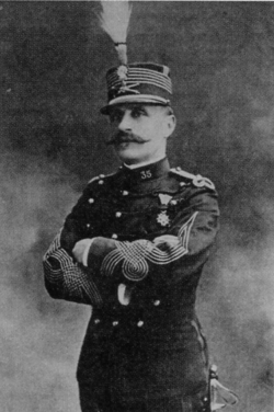 Regimental commander Colonel Foch in his uniform of the 35th Artillery Regiment in 1903
