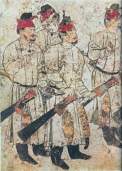 Cortege of Emperor Li Xian, Emperor of the Tang