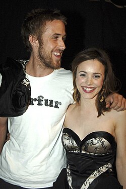 Gosling and Rachel McAdams in 2005