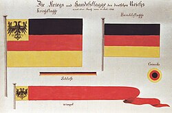 Draft for the imperial and commercial flag of 1848