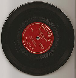 Uncommon Columbia 7-inch vinyl 33+1⁄3 rpm microgroove ZLP from 1948