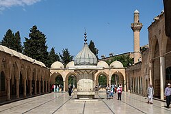 Main courtyard of the Mevlid-i Halil Mosque