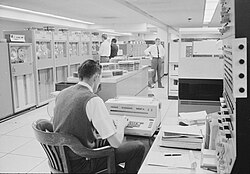 An IBM System/360 in use at the US Dept. of Agriculture, 1969
