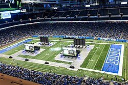 Ford Field, home of the Detroit Lions