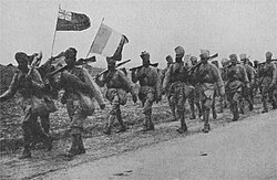 Indian reinforcements who fought at Givenchy in December 1914
