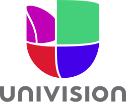 Univision logo, used from January 1, 2013 to January 29, 2019. The current logo (shown in the infobox) is similar to this logo, but renders it in a two-dimensional look.