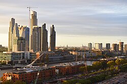 Puerto Madero in 2018.