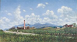 Francisco Oller's depiction of Hacienda Aurora (1899) in Ponce, Puerto Rico