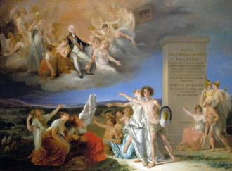 Allegory of the virtues of Prince Regent João by Domingos Sequeira, 1810