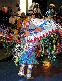 Girls' shawl dance, Montana, 2007