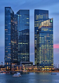 Standard Chartered Singapore corporate office in Marina Bay Financial Centre, Singapore