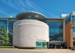 Chemistry & Physics Building with planetarium at The University of Texas at Arlington