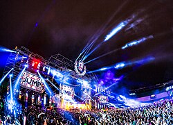 A "Road to Ultra" music festival in Santa Cruz de la Sierra, Bolivia