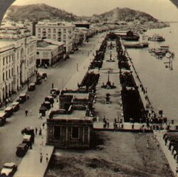 Guayaquil's waterfront around 1920