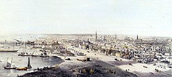 Toronto in 1854. The city was a major destination for immigrants to Canada in the second half of the 19th century.